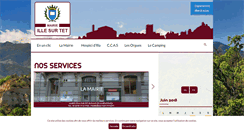 Desktop Screenshot of ille-sur-tet.com