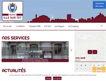 Tablet Screenshot of ille-sur-tet.com